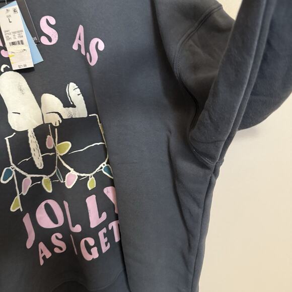 Grayson Threads Peanuts Holiday Sweatshirt, Dark Grey, NEW W TAGS ~ Large - Picture 7 of 8